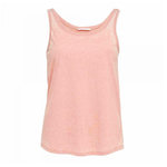 Only Débardeur Rose Femme Only Wrongly Tank. Coloris disponibles : Rose