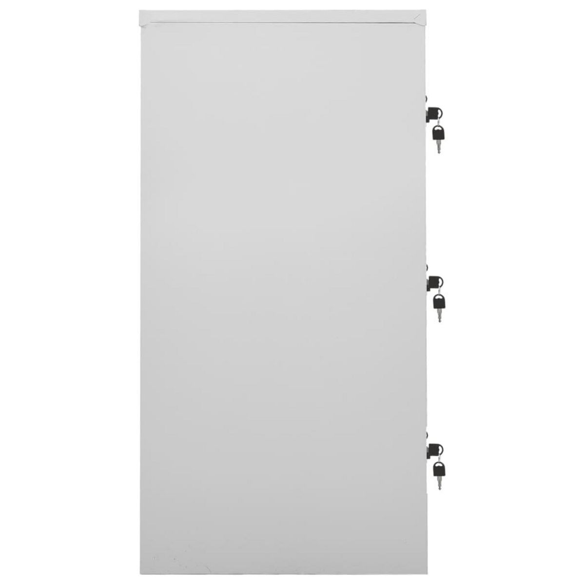 VIDAXL Armoire a casiers Gris clair et vert 90x45x92,5 cm Acier