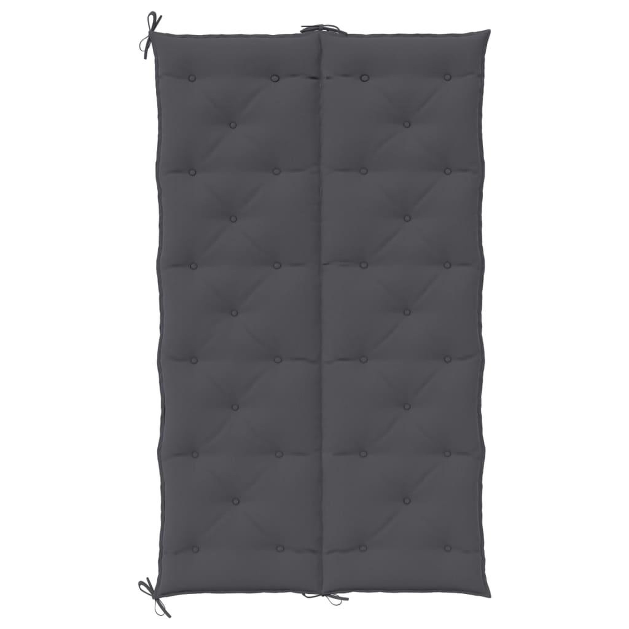 Voir la diapositive 5 : VIDAXL Coussin de banc de jardin anthracite tissu oxford