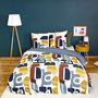 Voir la diapositive 2 : Home collection Parure de couette 3 pcs 100% microfibre, kille