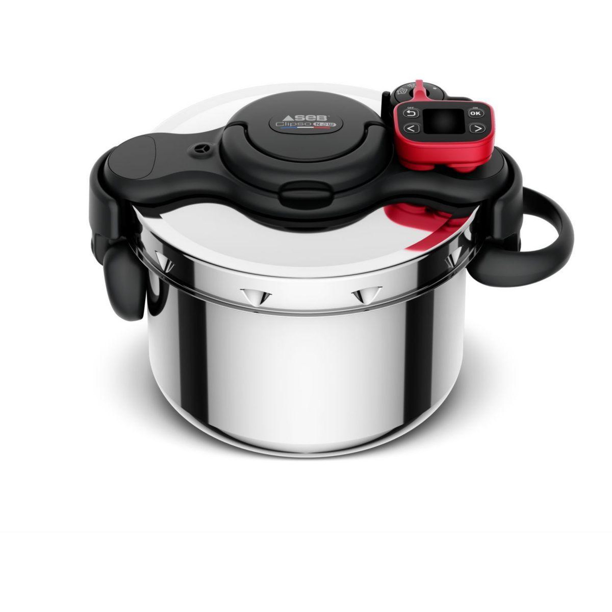 Voir la diapositive 2 : SEB Autocuiseur clipso minut now+ 7.5l p4904850