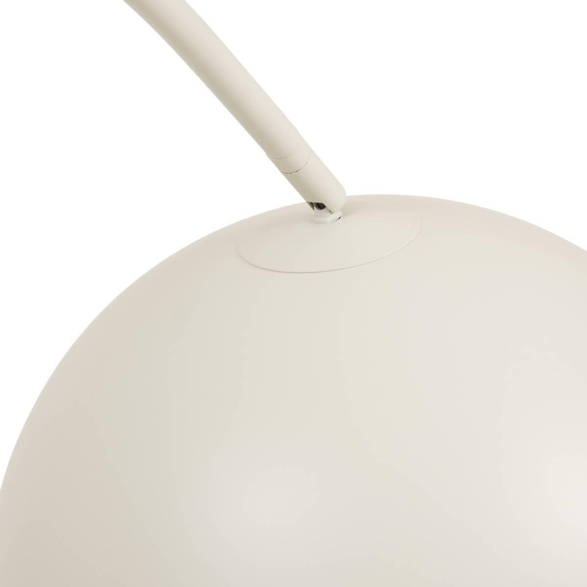 Voir la diapositive 4 : ATMOSPHERA Lampadaire arc en marbre  shani  193cm argile