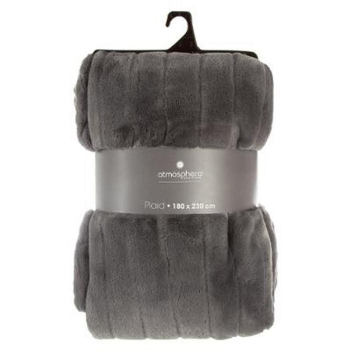 ATMOSPHERA Plaid Fourrure  Manoir  180x230cm Gris