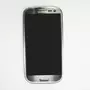 Samsung Original Vitre tactile écran LCD sur châssis Samsung Galaxy S3 I9305 gris