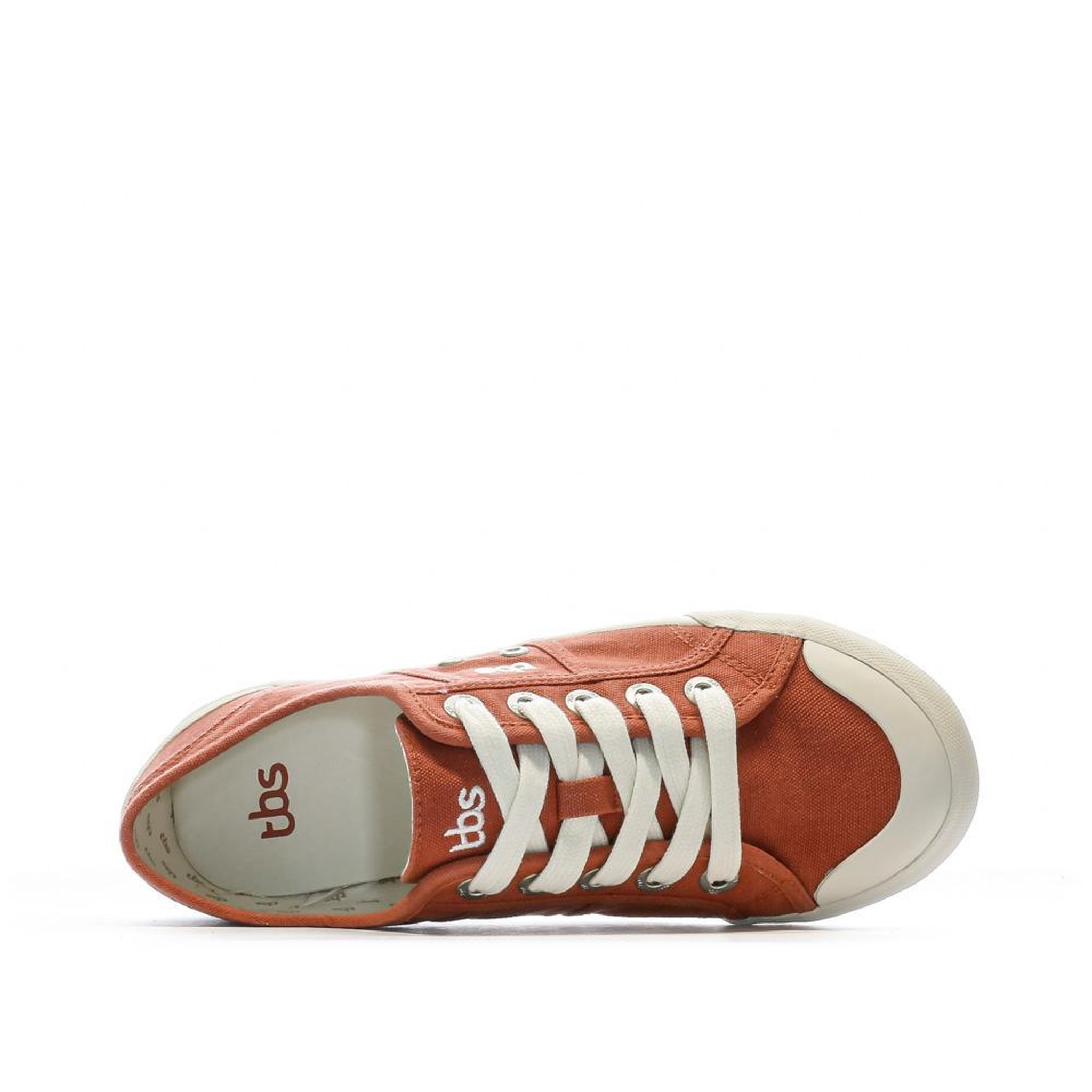 Voir la diapositive 4 : TBS Baskets en toile Terracotta Femme TBS Opiace