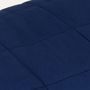Voir la diapositive 4 : VIDAXL Couverture lestee Bleu 200x225 cm 9 kg Tissu