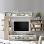 NOUVOMEUBLE Ensemble meubles tv blanc laqué design FINO