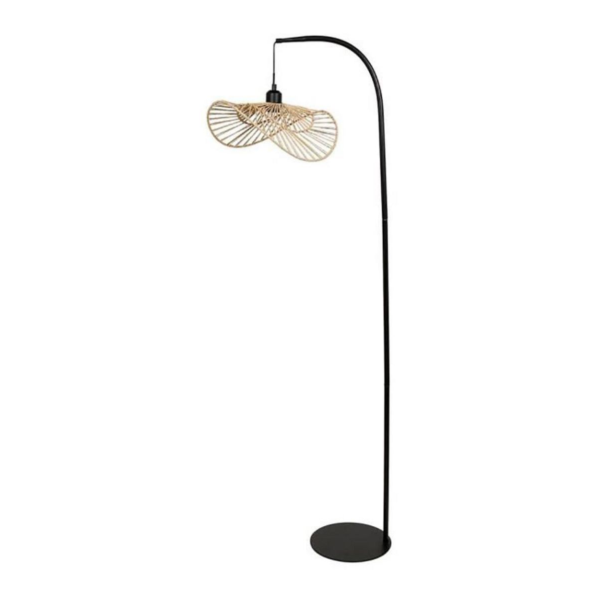 OSTARIA Lampadaire corde métal Ozana naturelle H150