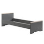 Voir la diapositive 2 : Paris Prix Pack - Lit Enfant, Chevet, Armoire & Bureau  London II  Gris Anthracite