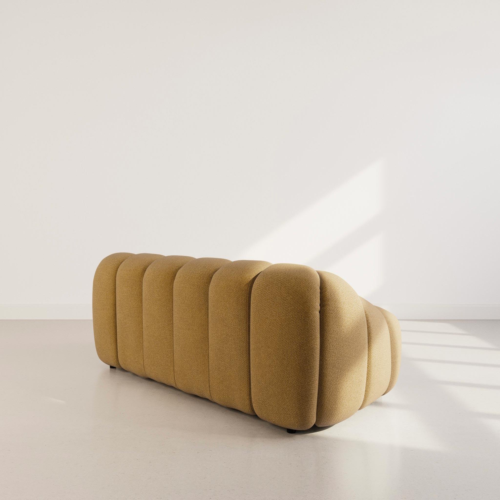 Voir la diapositive 5 : LISA DESIGN Ava - canapé 3 places en velours texturé