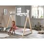 Voir la diapositive 3 : Paris Prix Lit Enfant Design  Tipi  70x140cm Blanc