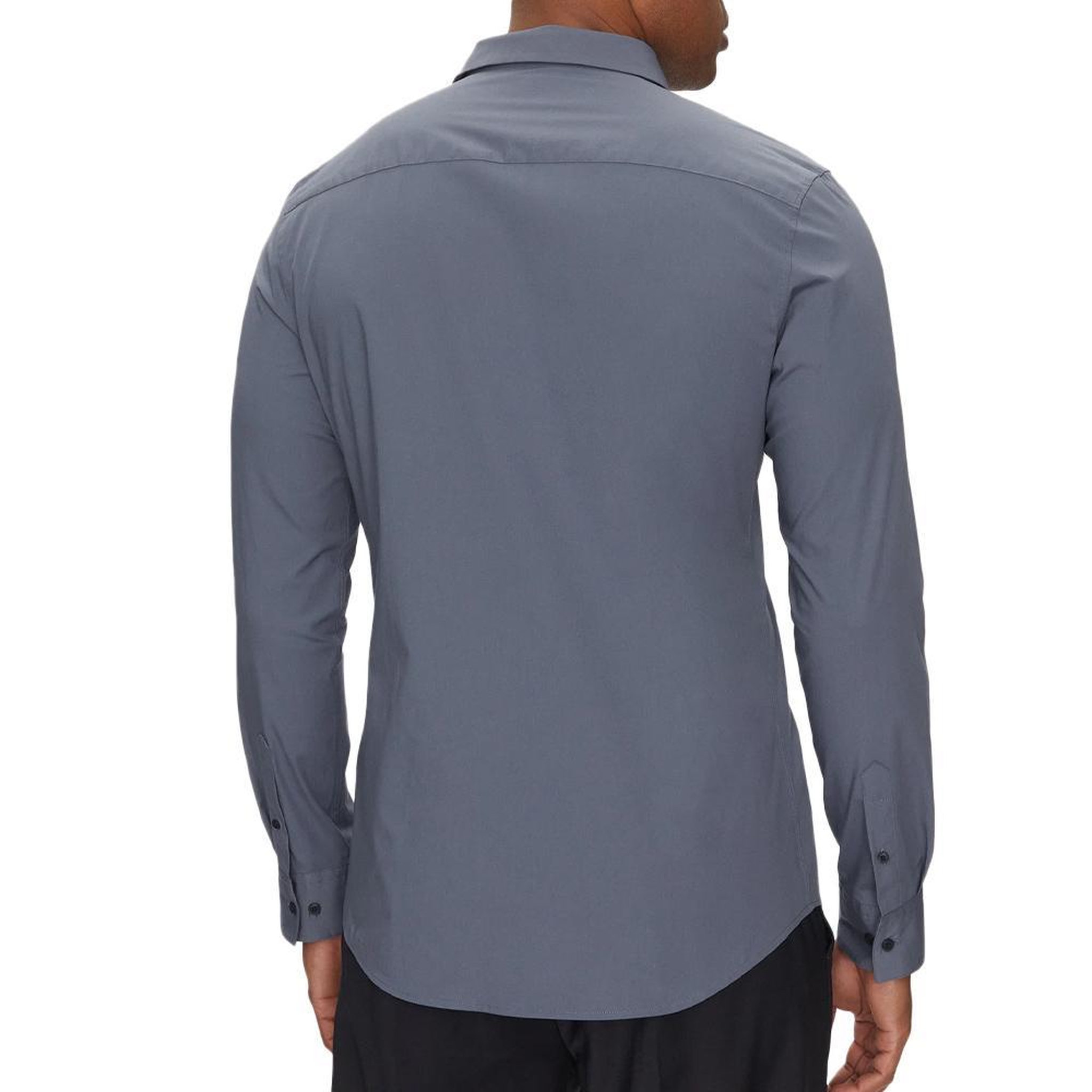 Voir la diapositive 3 : CALVIN KLEIN JEANS Chemise gris foncé homme calvin klein jeans solid