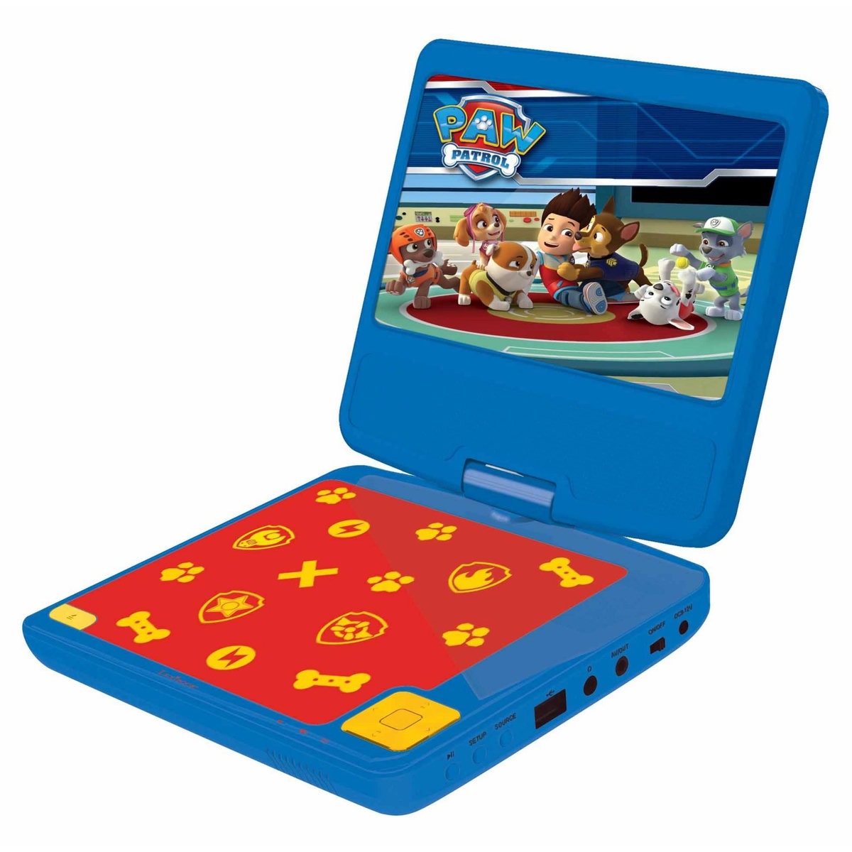 Lexibook Lecteur DVD portable 7  Pat' Patrouille