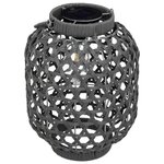 ATMOSPHERA Lampe à Poser Solaire  Tola  32cm Gris Galet