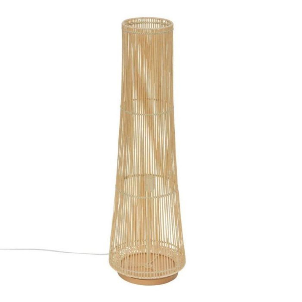 ATMOSPHERA Lampadaire Déco en Bambou  Mahe  100cm Naturel