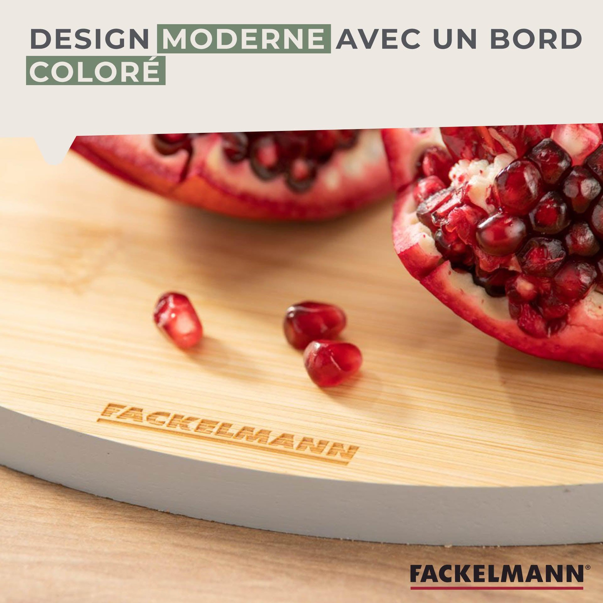 Voir la diapositive 6 : Fackelmann Planche à découper en bambou 24 x 24 cm fackelmann balance