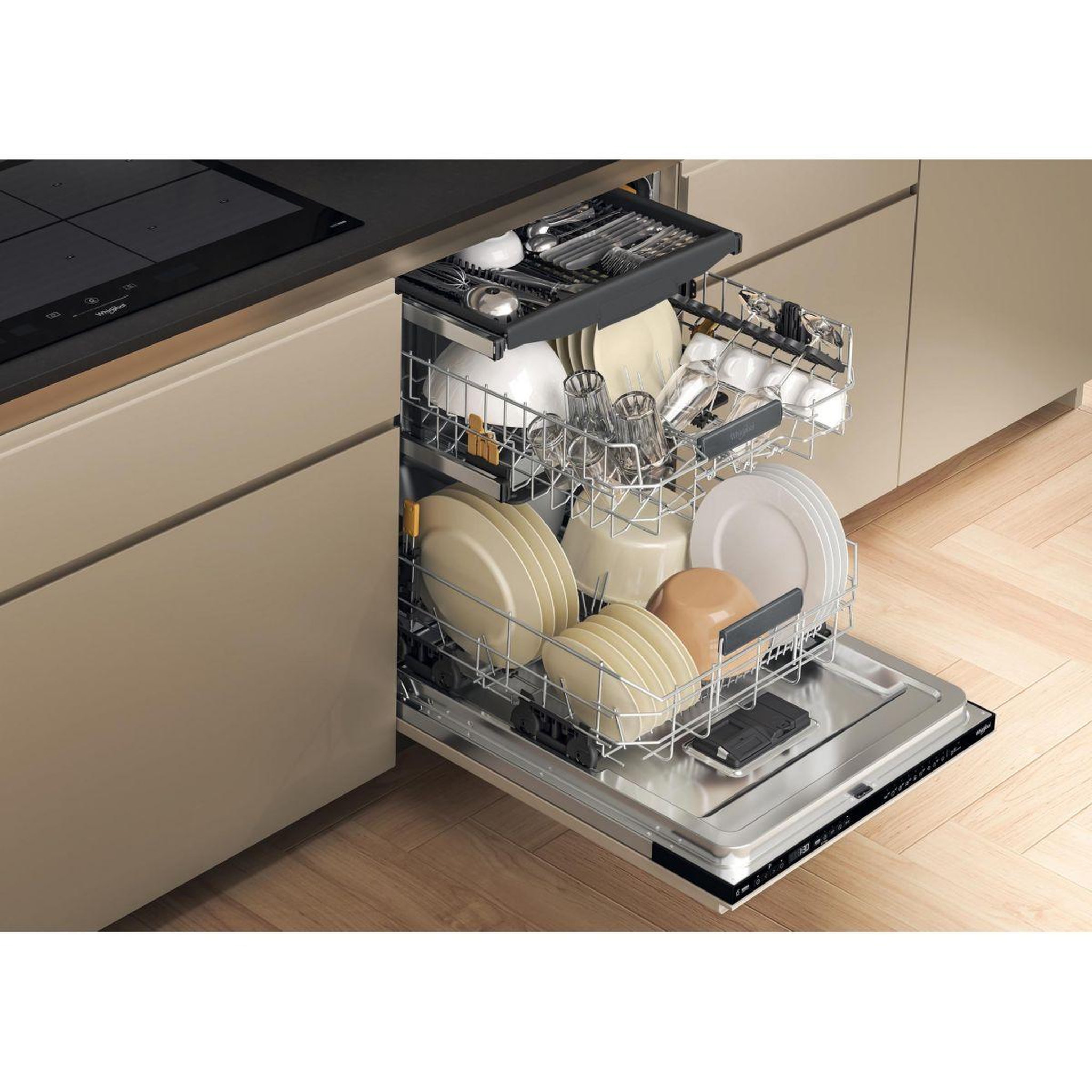 Voir la diapositive 5 : Whirlpool Lave vaisselle encastrable wh6ib16am6t0 maxispace