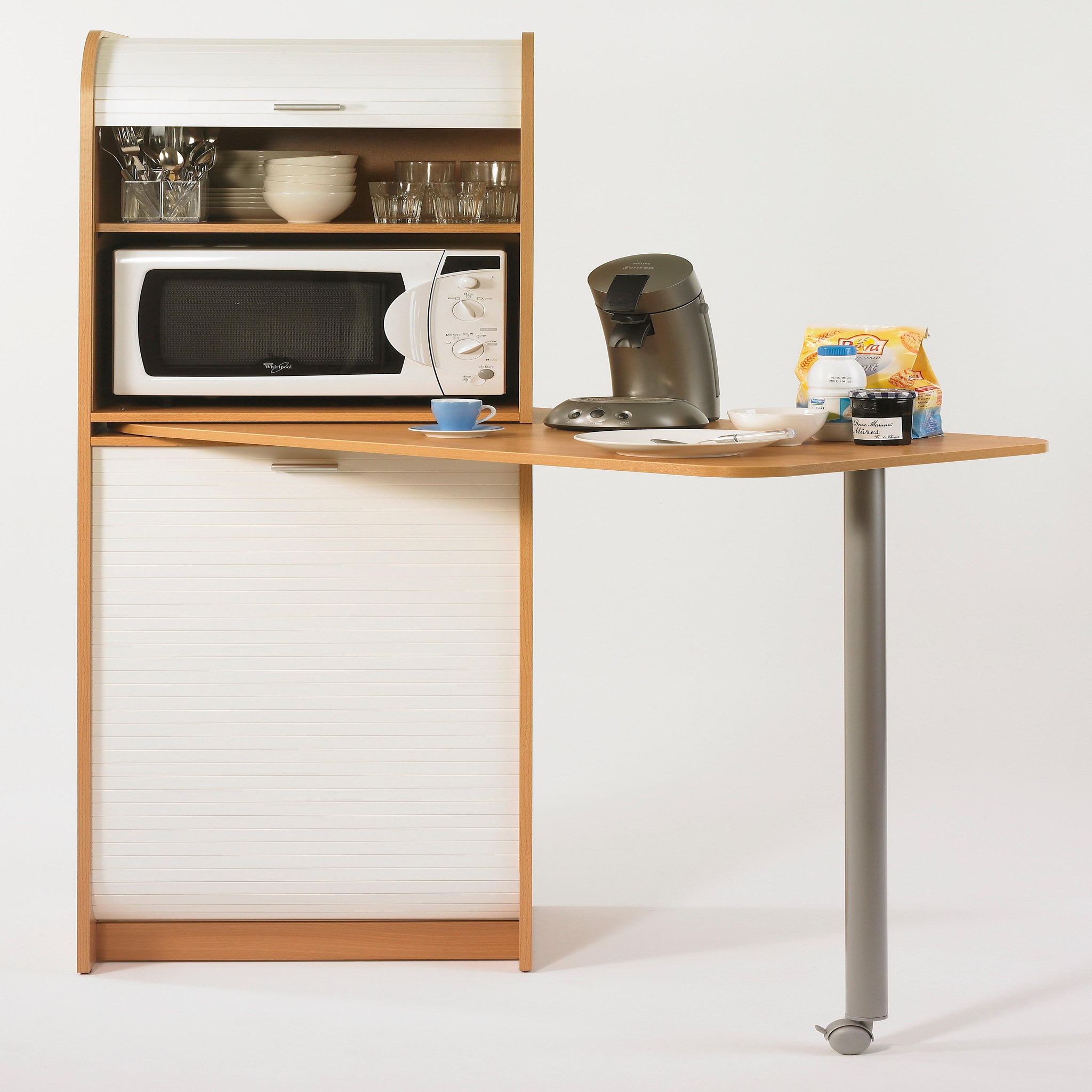 Voir la diapositive 1 : Colonne de rangement cuisine H180cm TOP COOK