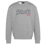 Schott Sweat  Homme Schott Stanley. Coloris disponibles : Gris