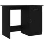 Voir la diapositive 2 : VIDAXL Bureau Noir 100x50x76 cm Bois d'ingenierie