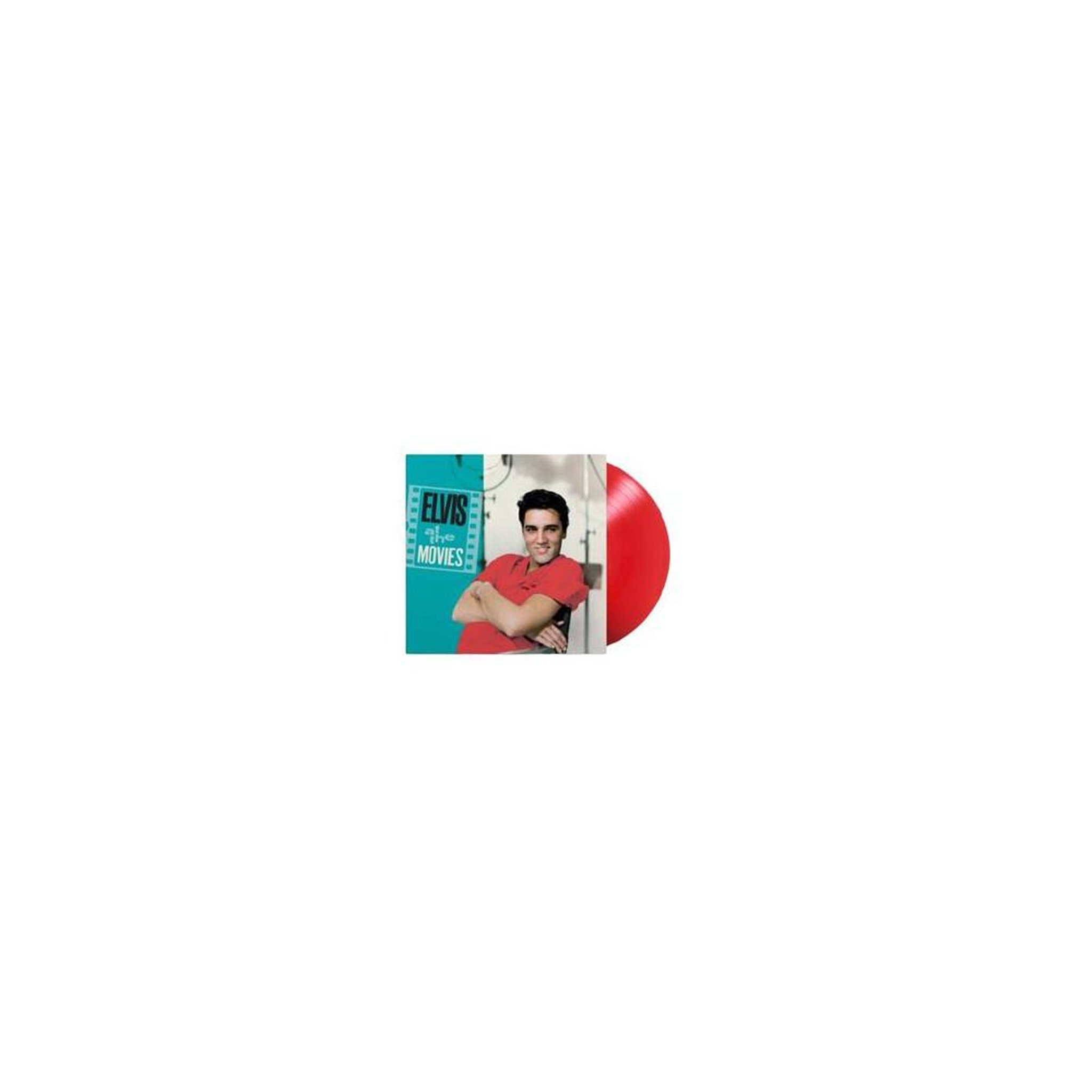 Vinyle rouge édition limitée 180g elvis presley « at the movies » compilation 22 titres