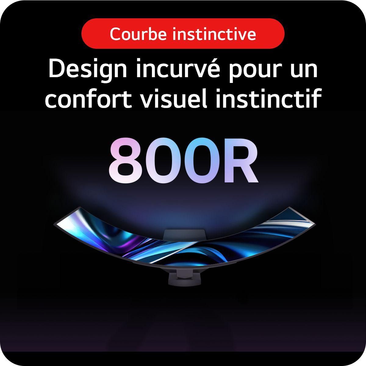 LG Ecran PC Gamer UltraGear 45GS95QE-B Incurve 45'' OLED