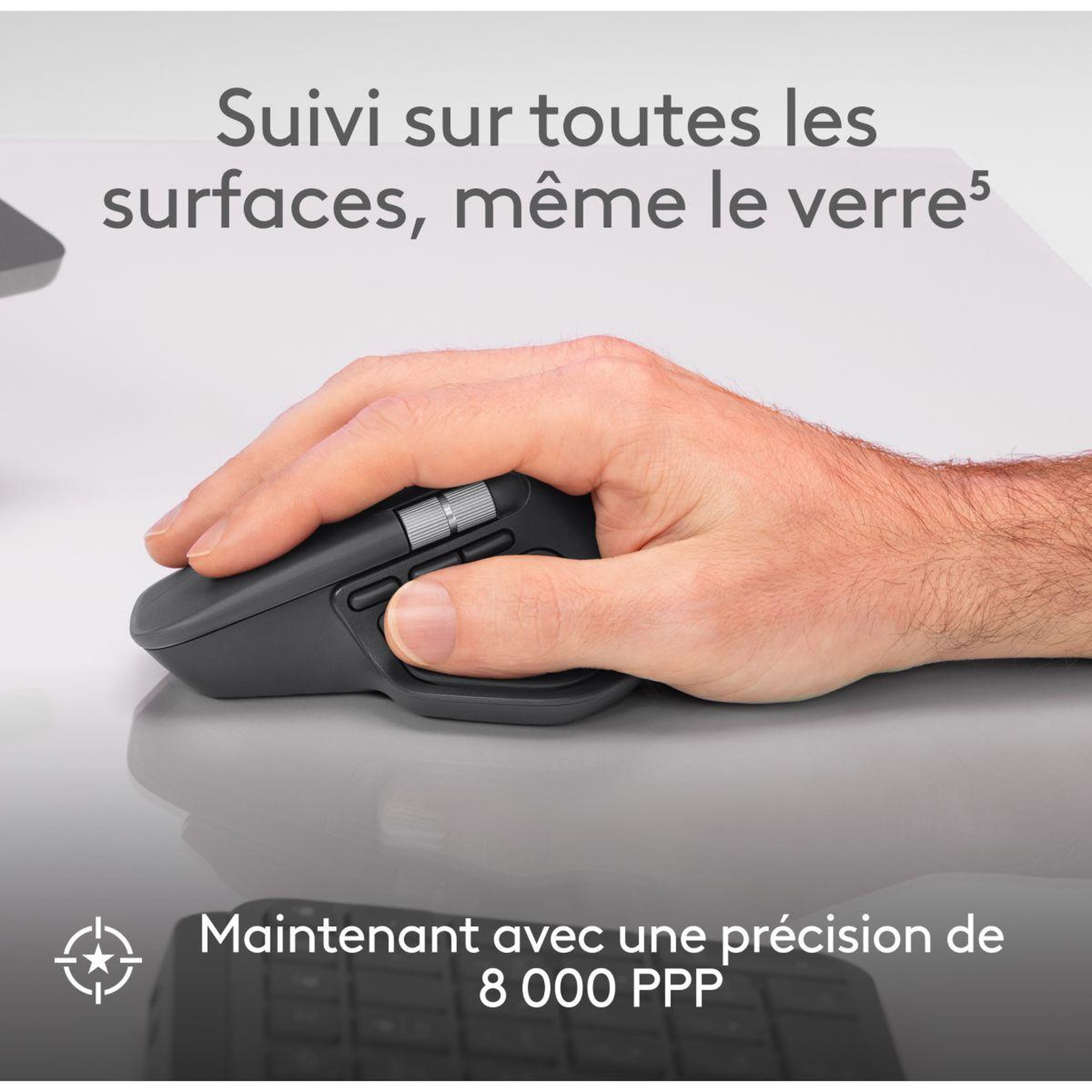 Voir la diapositive 5 : Logitech Souris sans fil rechargeable souris sans fil rechargeable mx master 4 graphite + 2 mois adobe