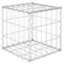 VIDAXL Lit sureleve cube a gabion Fil d'acier 30x30x30 cm