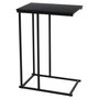 Voir la diapositive 1 : H&S Collection H&S Collection Table d'appoint avec dessus en MDF noir