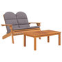 Voir la diapositive 4 : VIDAXL Ensemble de salon de jardin Adirondack 5 pcs bois acacia solide
