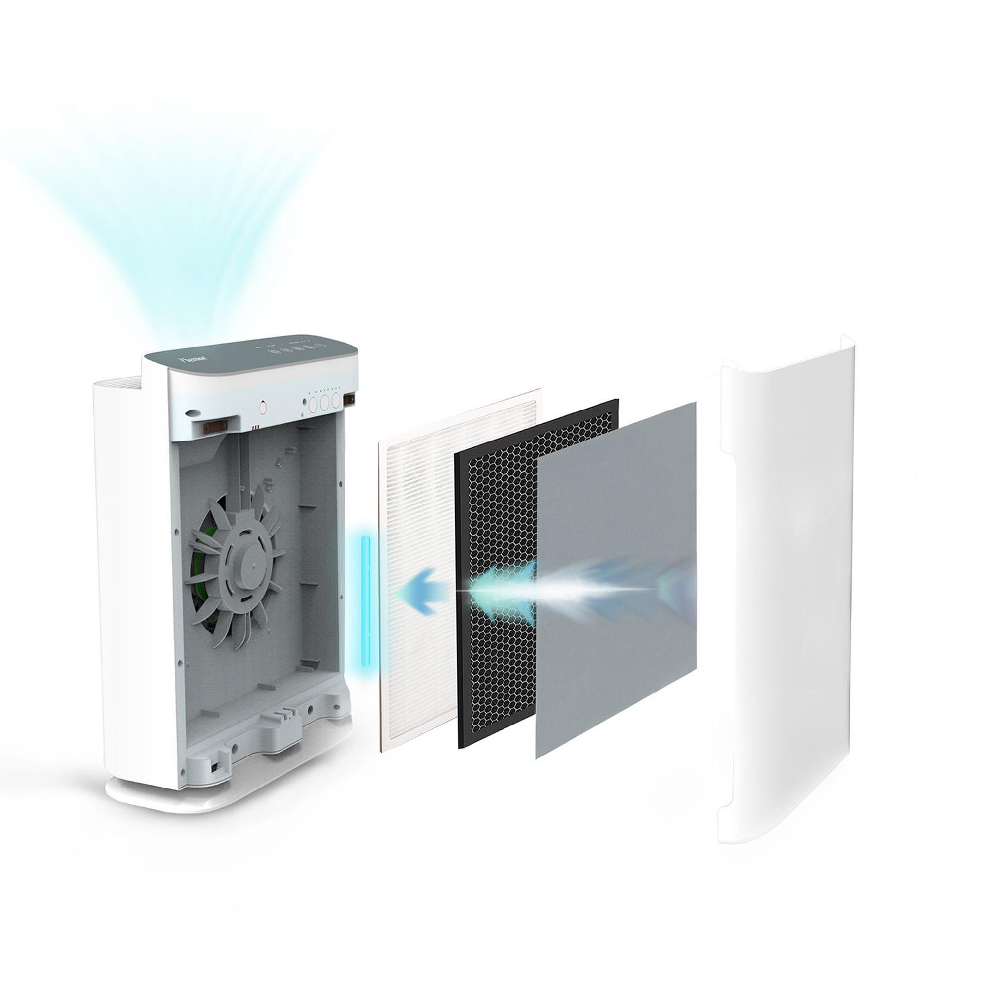 Voir la diapositive 5 : Bestron Purificateur d'air 20m2 55w - airp200uv