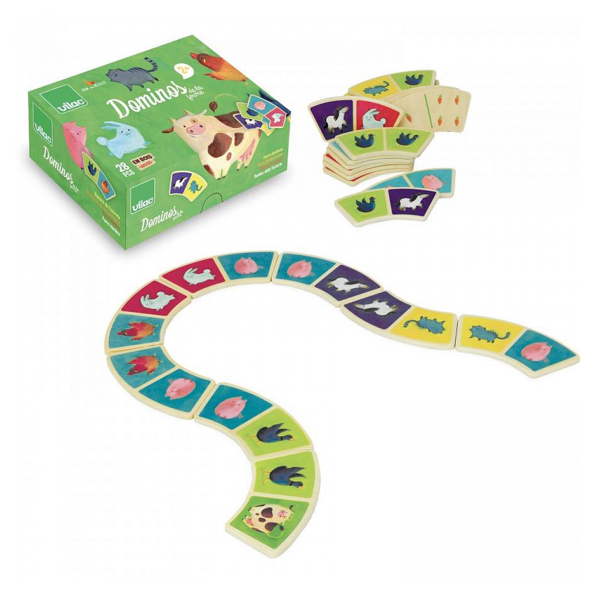 Voir la diapositive 2 : Vilac Dominos de la ferme -