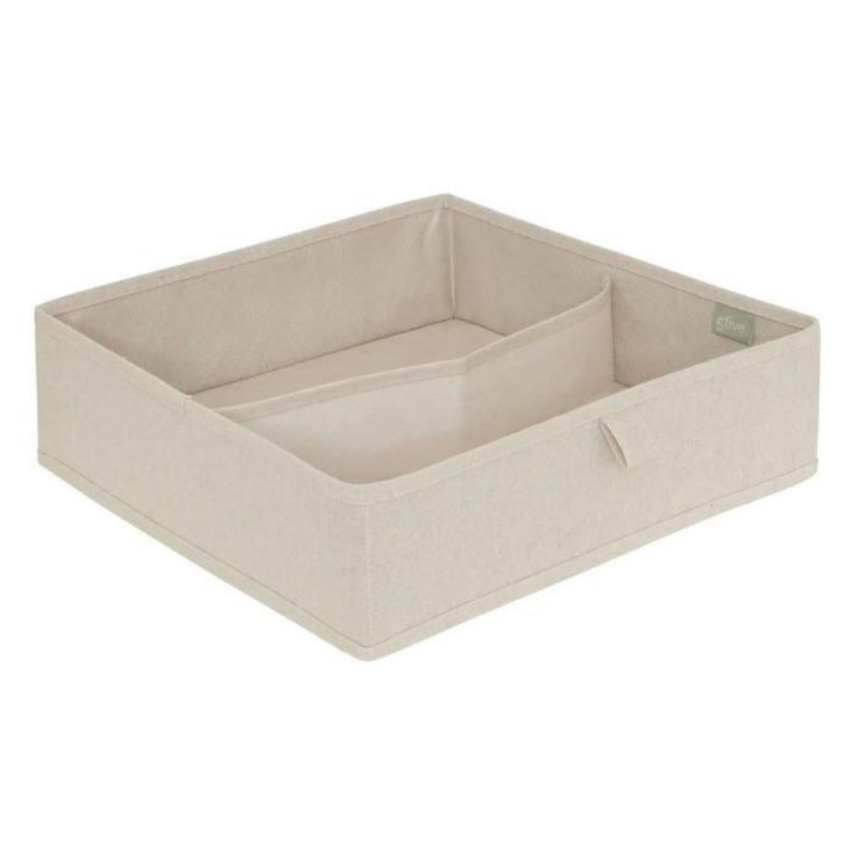 FIVE Rangement Tiroir 2 Compartiments  Dressy  36cm Beige