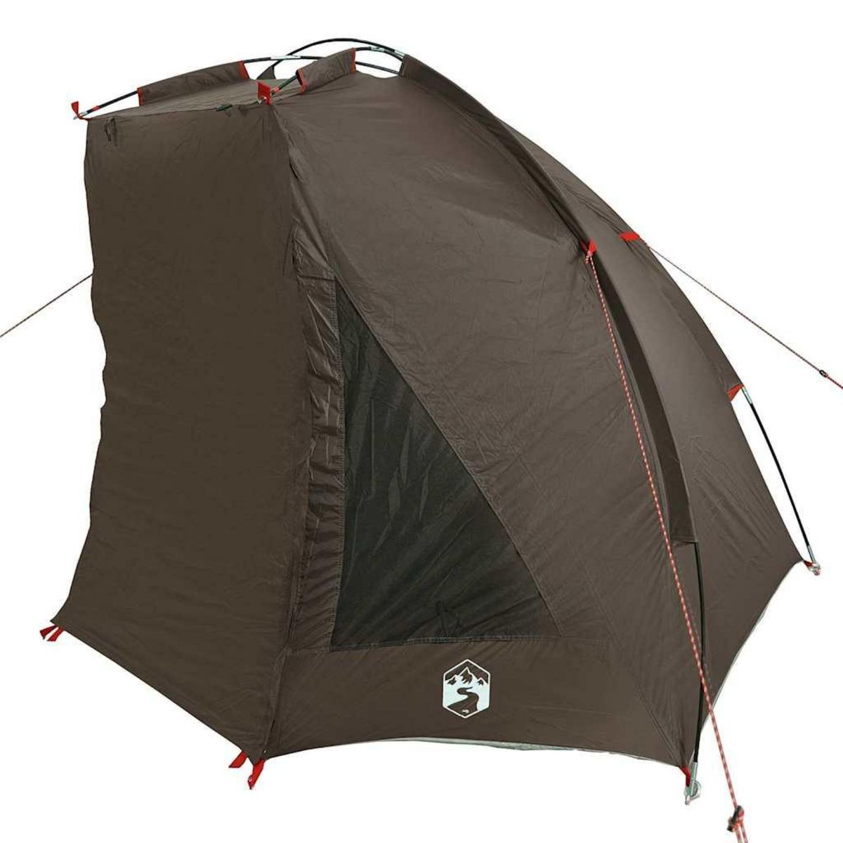 VIDAXL Tente de peche marron impermeable