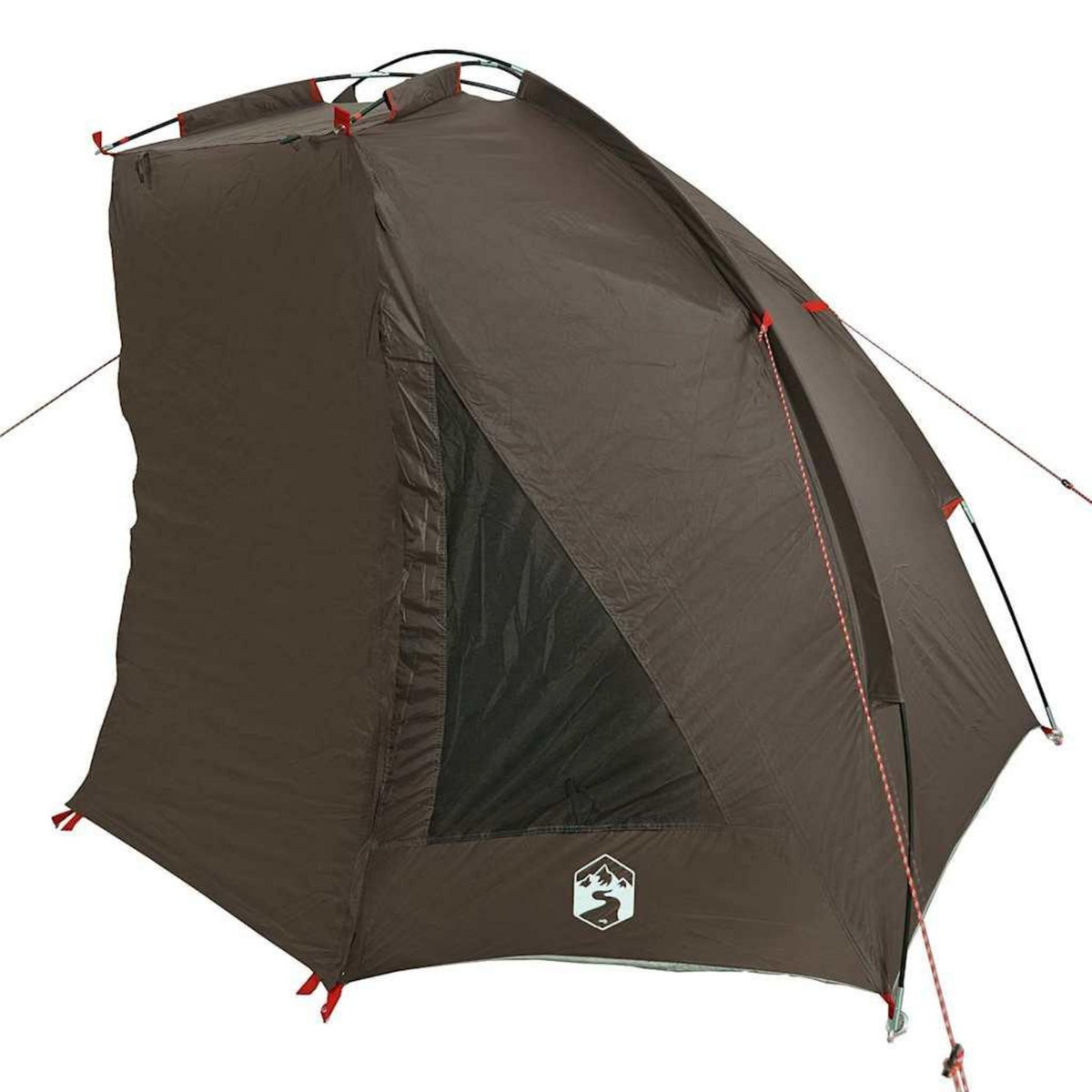 VIDAXL Tente de peche marron impermeable