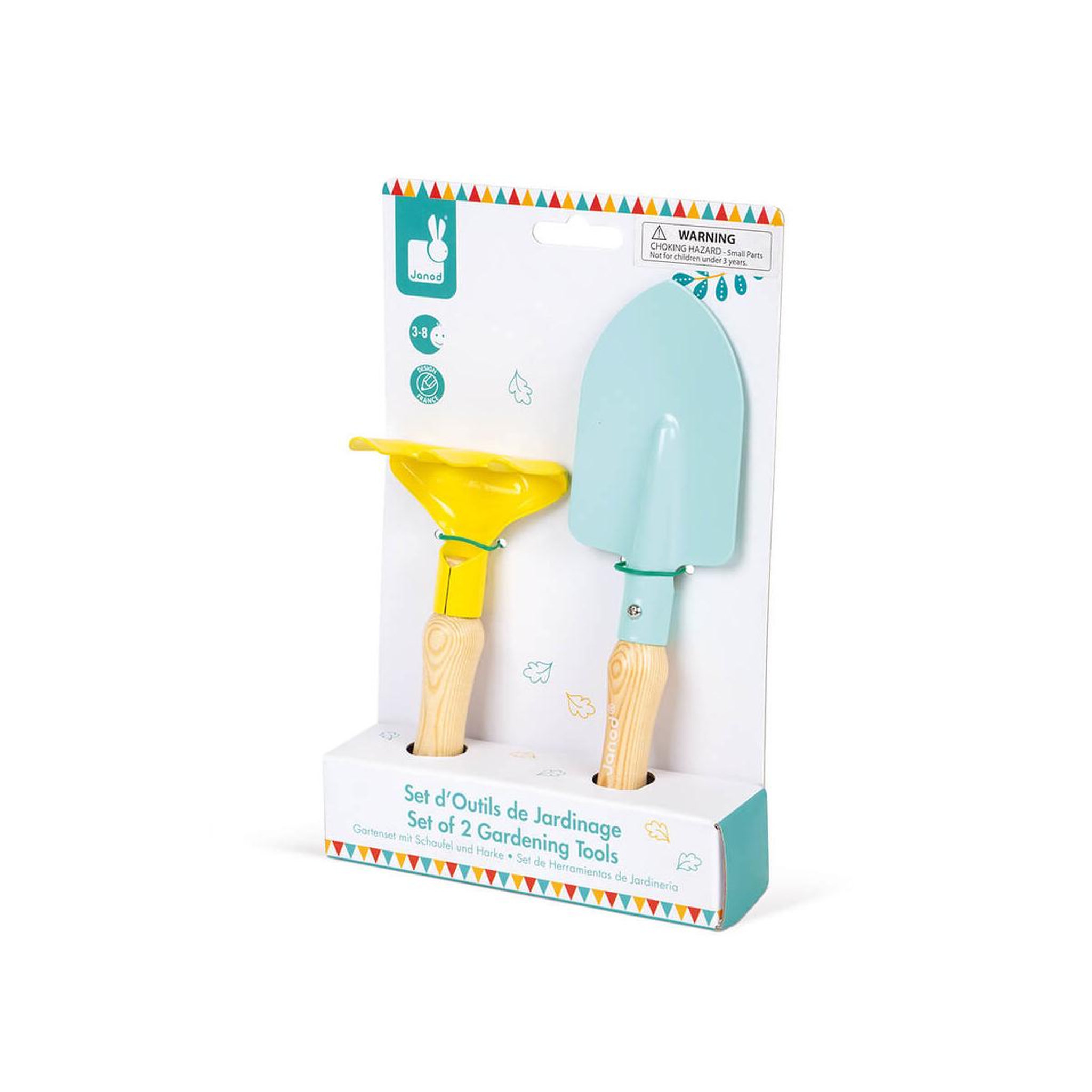 Voir la diapositive 2 : JANOD Set d outils de jardinage happy garden