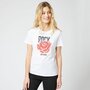 INEXTENSO T-shirt manches courtes blanc rock n roll femme