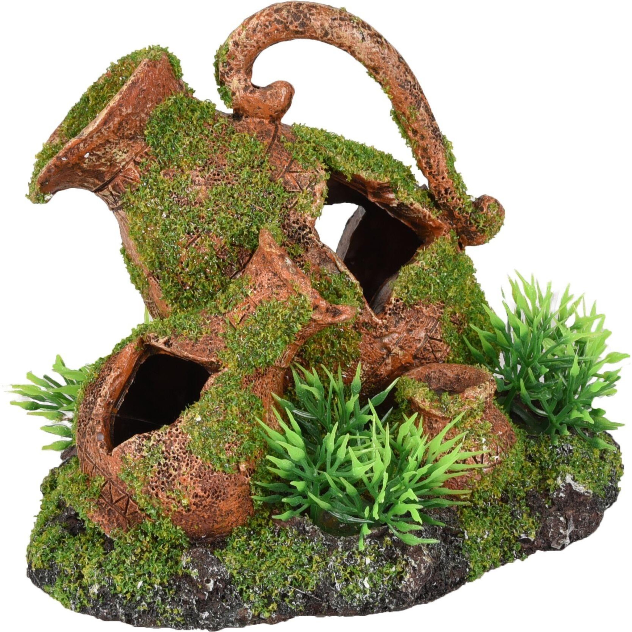 Eden Décoration aquarium amphore cachette poissons décor naturel