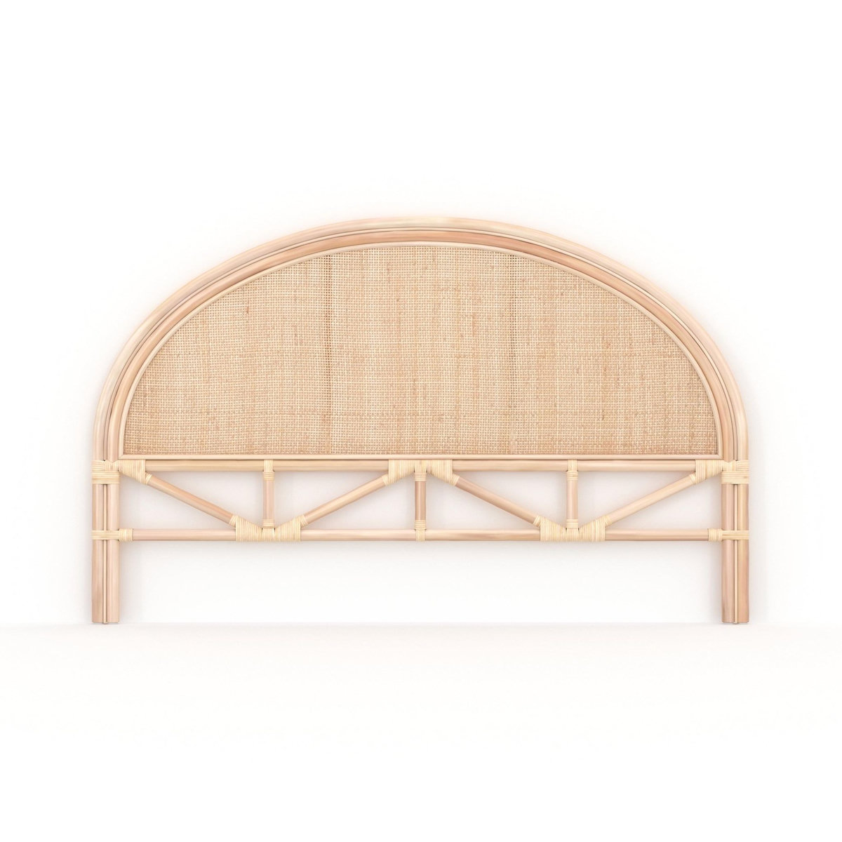 Rendez vous déco Tête de lit en rotin naturel 160 cm-Madya