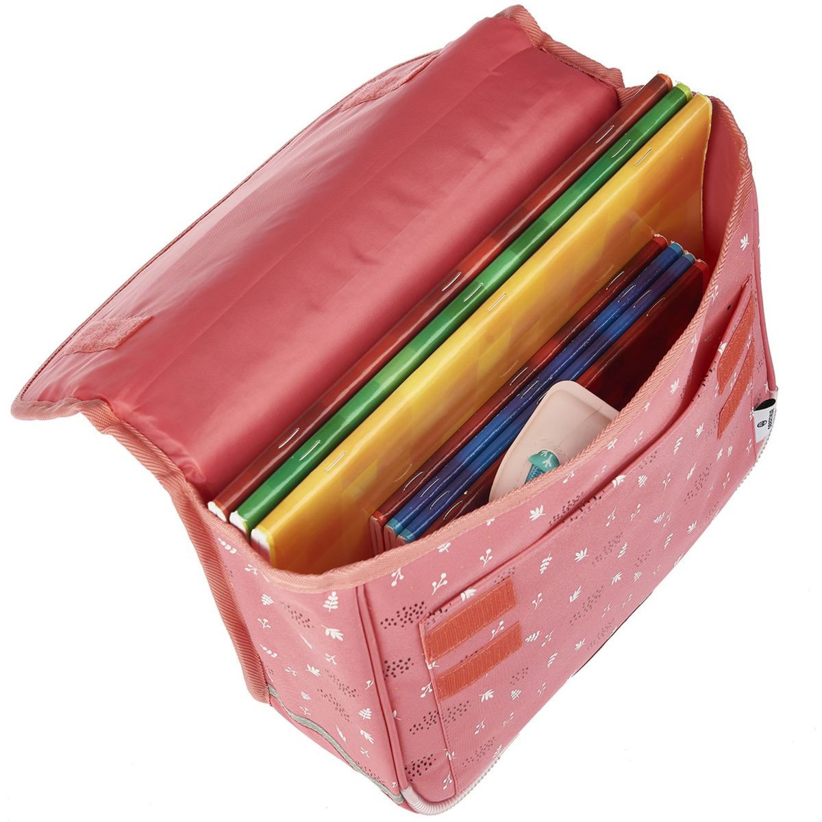 Cartable 32 cm maternelle 2D rose RENARD