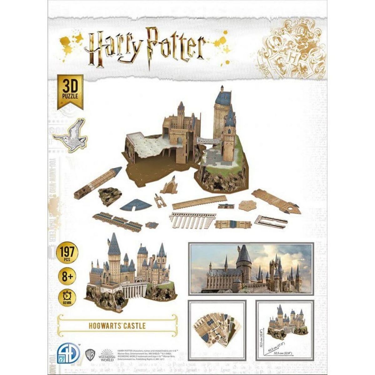 ASMODEE Harry Potter - 4D modèle Kit HP - Le château de Poudlard