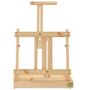 Voir la diapositive 4 : VIDAXL Chevalet de table avec tiroir 41,5x37x12 cm bois massif de pin