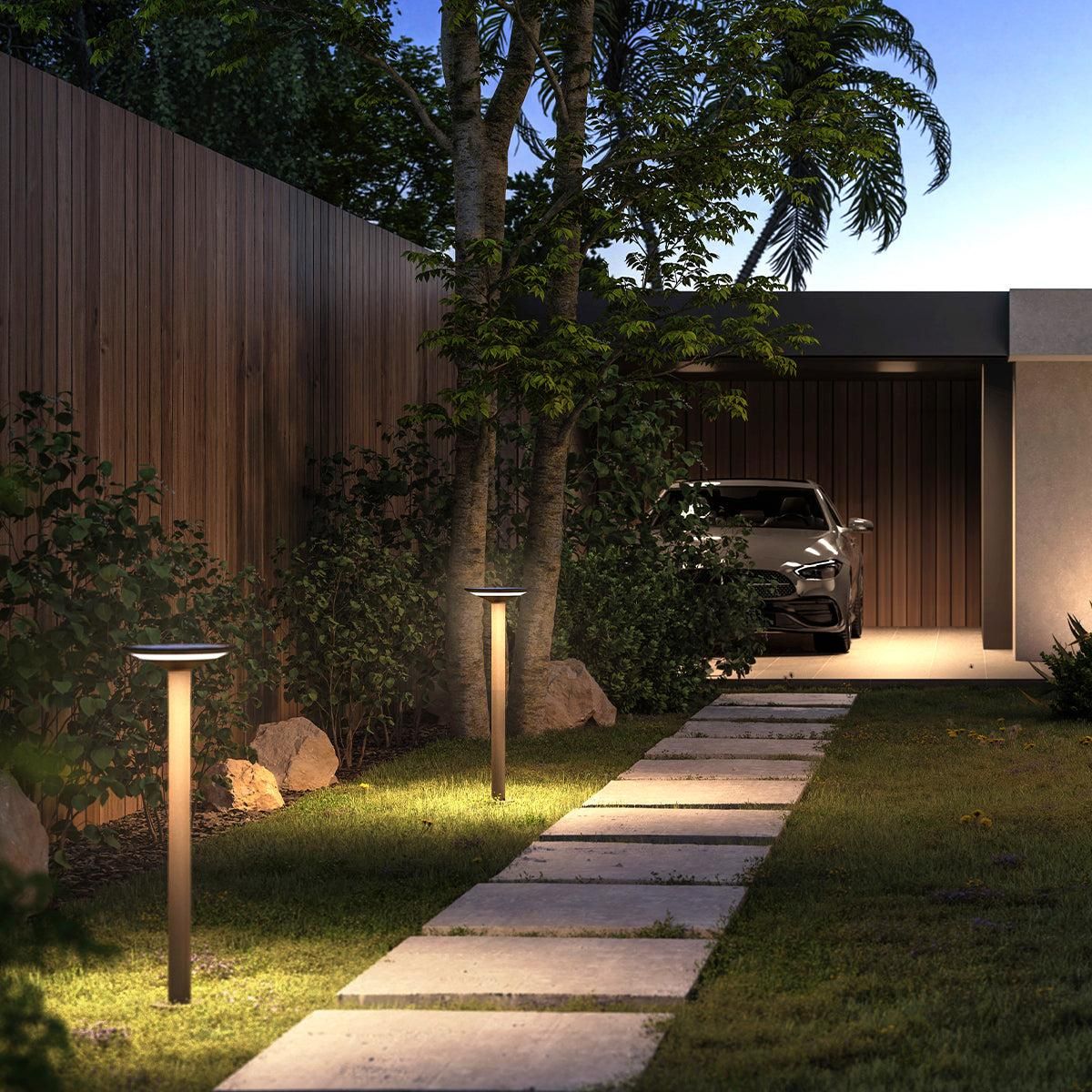 Lumisky Borne solaire KEOPE Noir Aluminium H80cm