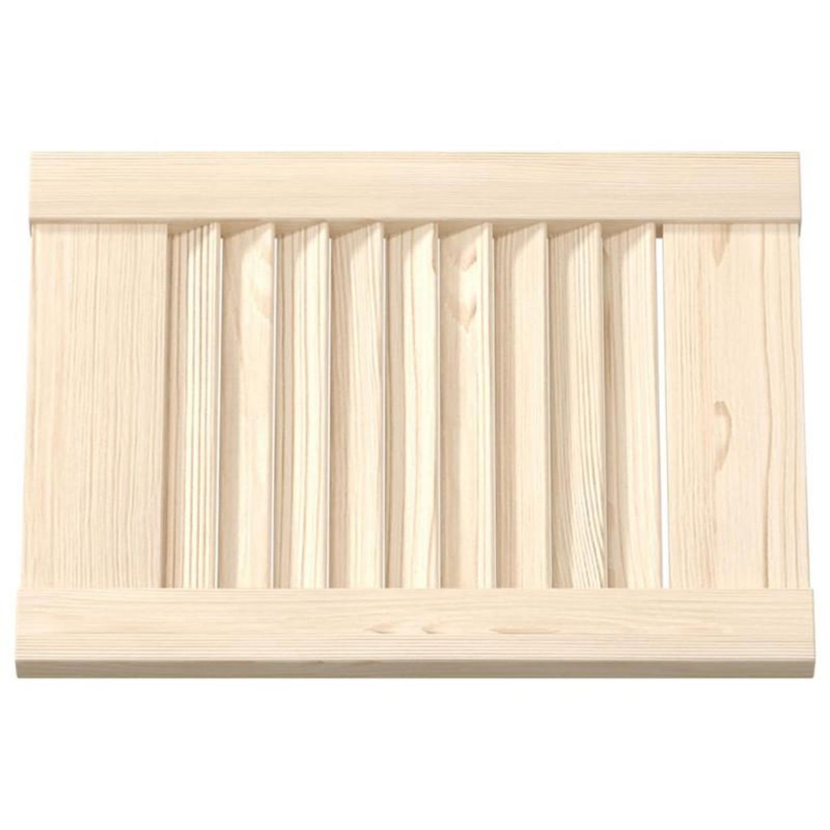 VIDAXL Portes d armoire à persiennes 4 pcs 39,5x29,5 cm pin massif