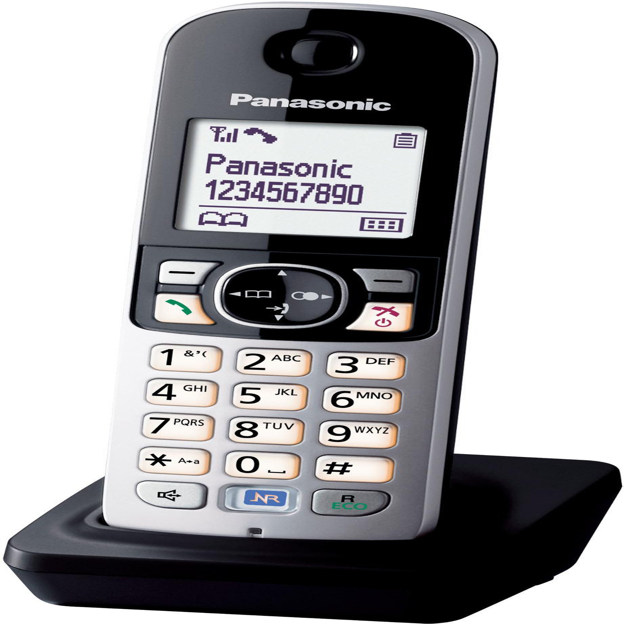 PANASONIC Téléphone sans fil dect noir - kxtga681exb