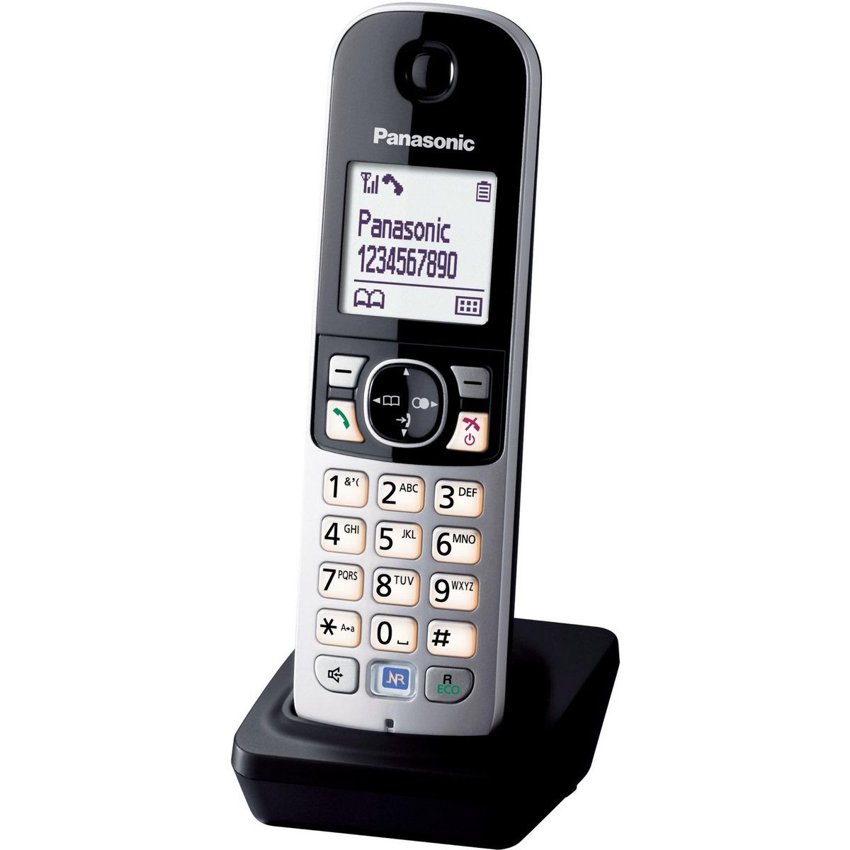 PANASONIC Téléphone sans fil dect noir - kxtga681exb