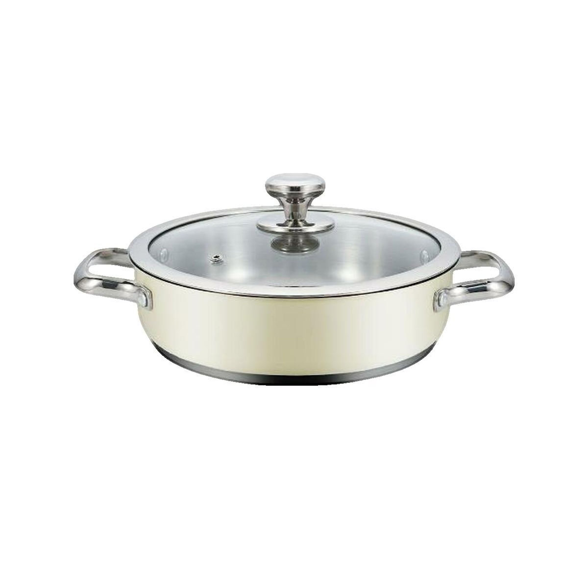 HAGER Casserole Haeger PA-24L.009A 24 cm beige