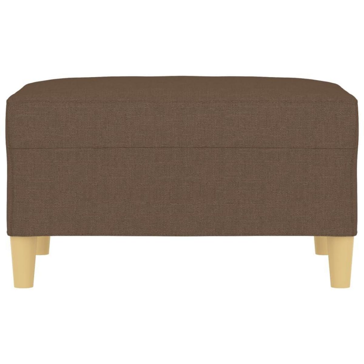 VIDAXL Repose-pied Marron 70x55x41 cm Tissu