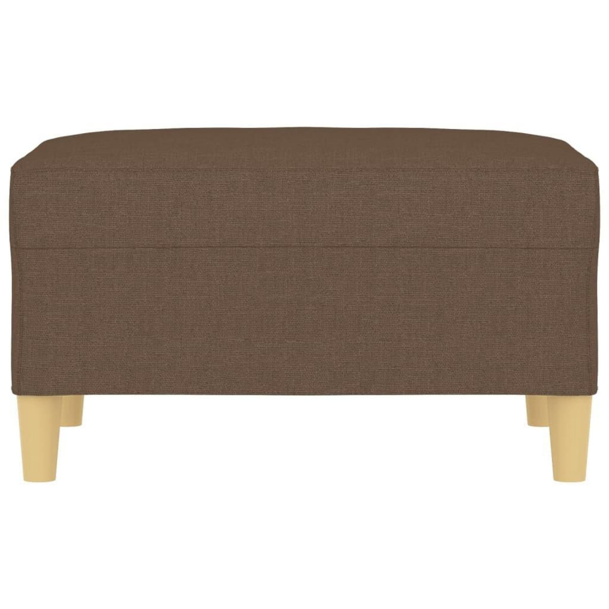 VIDAXL Repose-pied Marron 70x55x41 cm Tissu