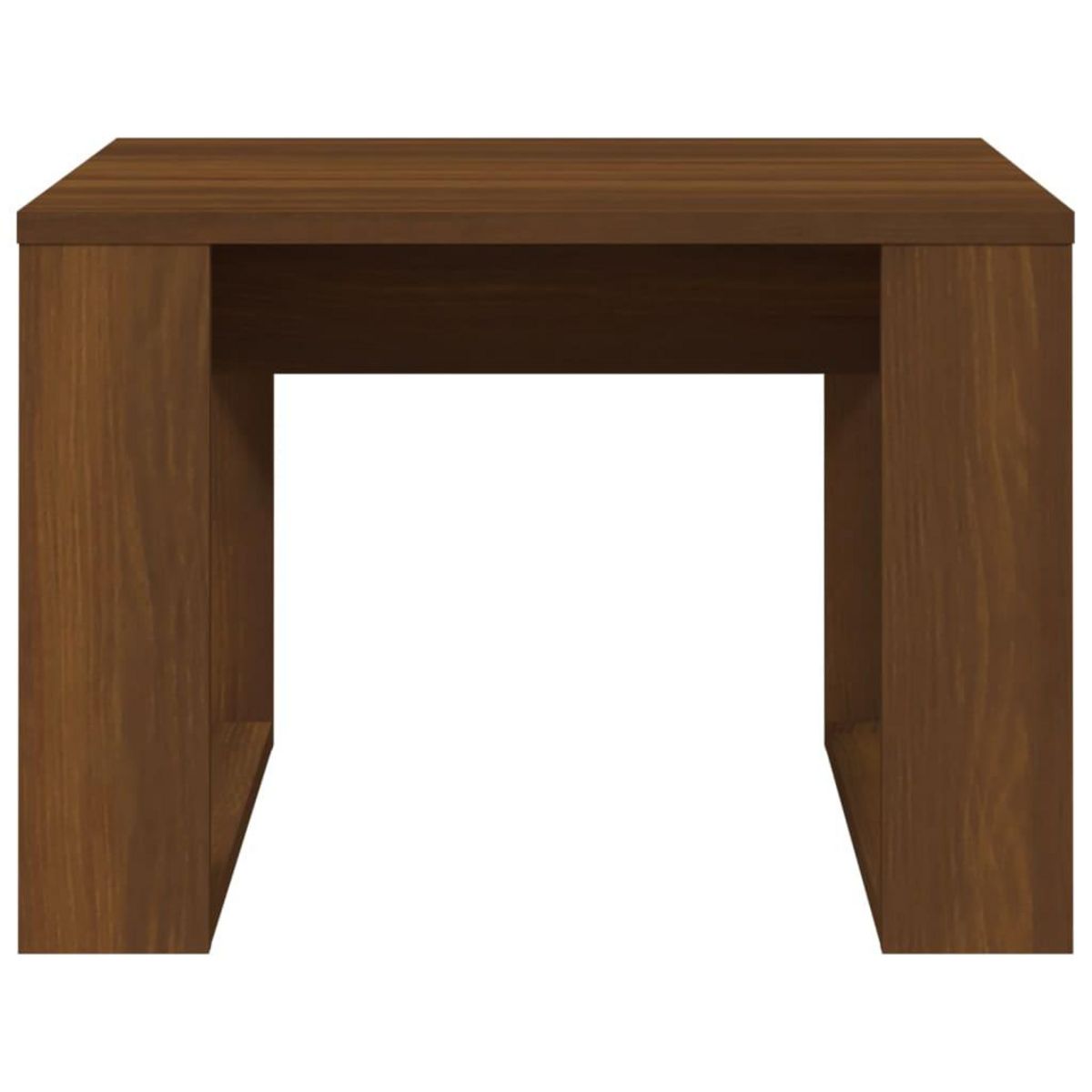 VIDAXL Table d'appoint Chene marron 50x50x35 cm Bois d'ingenierie